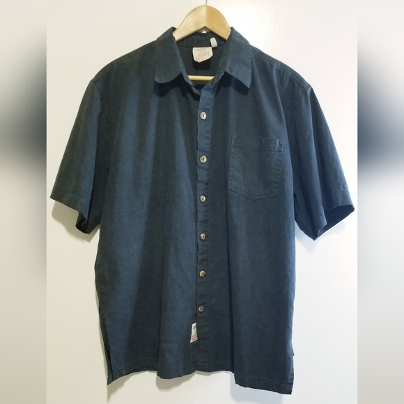 Marcel Hemp Men's Hemp Short Sleeve Button Up Shirt - Picture 2 of 16